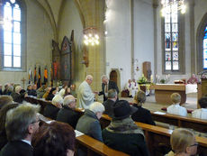 Festgottesdienst zum 50jahrigen Priesterjubiläum von Stadtpfarrer i.R. Geistlichen Rat Ulrich Trzeciok (Foto: Karl-Franz Thiede)